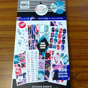 Happy Planner Glitter Paint Stickers